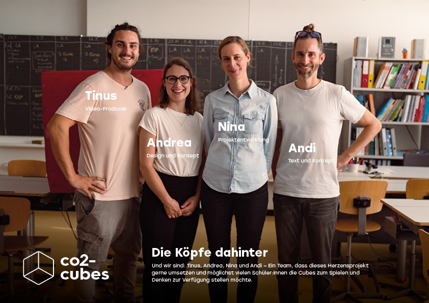 Teamphoto of «CO2-Cubes – toben, staunen und was checken.»