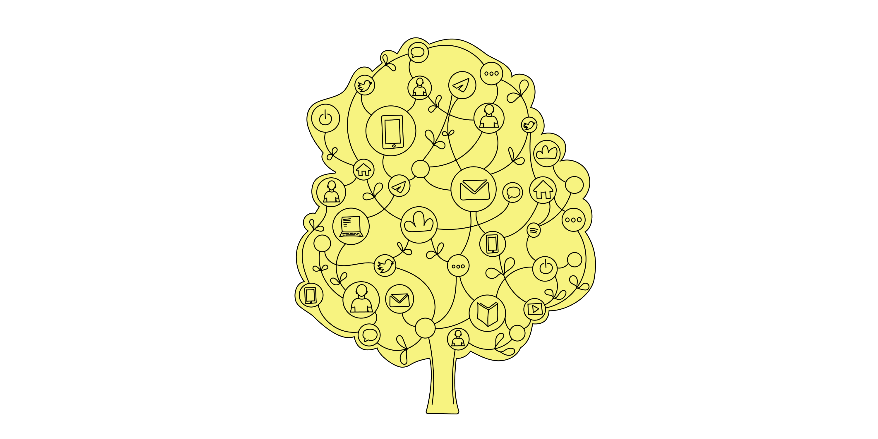 Illustration von «Werdet Teil unserer Community»