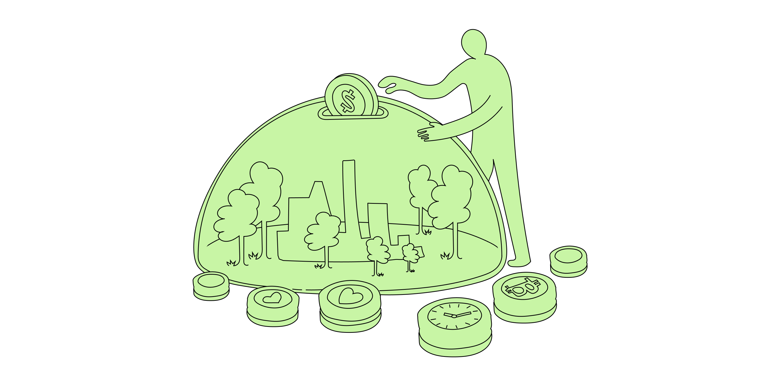 Illustration von «Eure Spende für Klima-Lösungen»