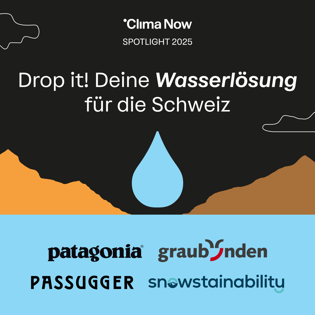 Illustration von «Spotlight 2025: 💧 Wasserlösungen gesucht!»